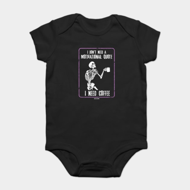 With A Splash Of Leave Me Alone Baby Bodysuit by Tommy Devoid
